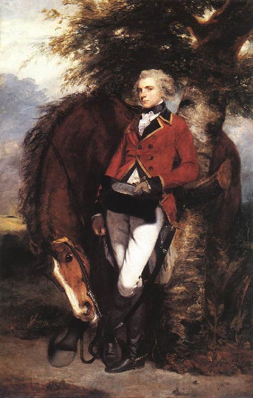 REYNOLDS, Sir Joshua Colonel George K. H. Coussmaker, Grenadier Guards Norge oil painting art